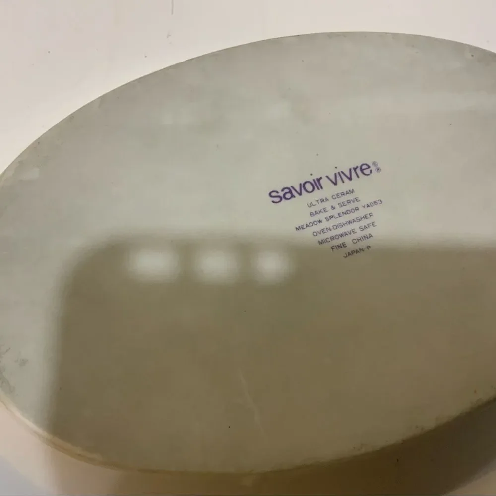 Lot 3 Dish Bake & Serve Casserole Savoir Vivre Ceramic 